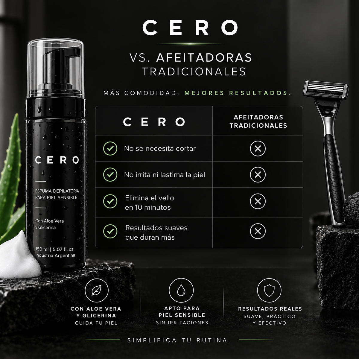 CERO - Espuma Depilatoria