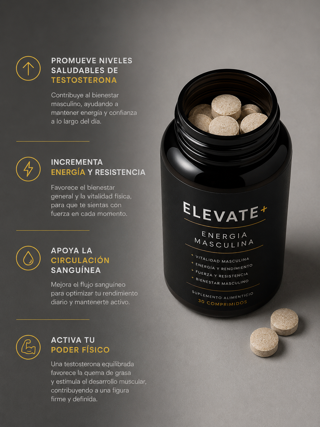 ELEVATE+ I Energia Masculina